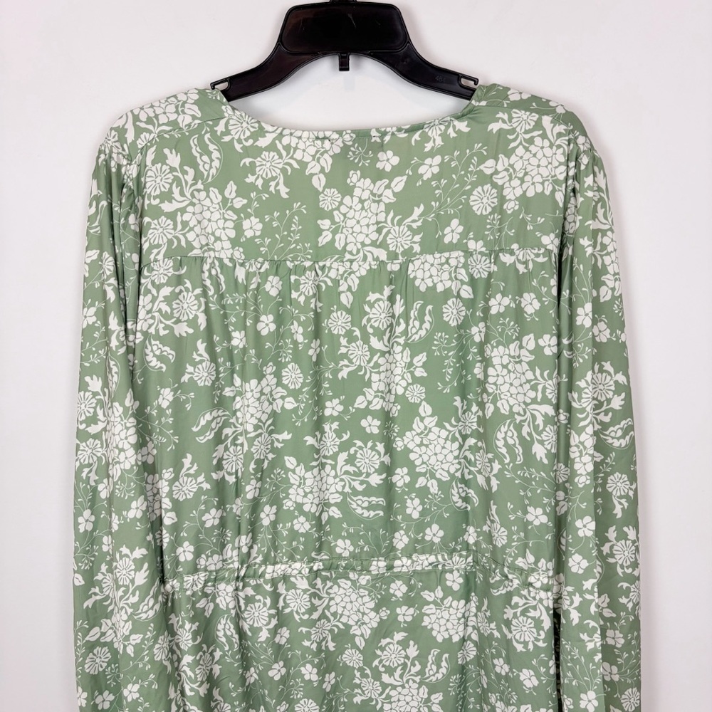 Summersalt The Cinched Waist Caftan Dress in Vintage Floral Size XL - Picture 6 of 11